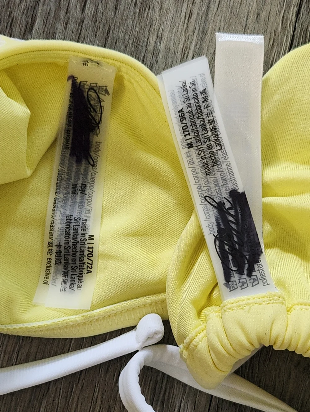 SET!Frankies Bikini × Pink Popcorn Yellow Ties Side Bikini Set!